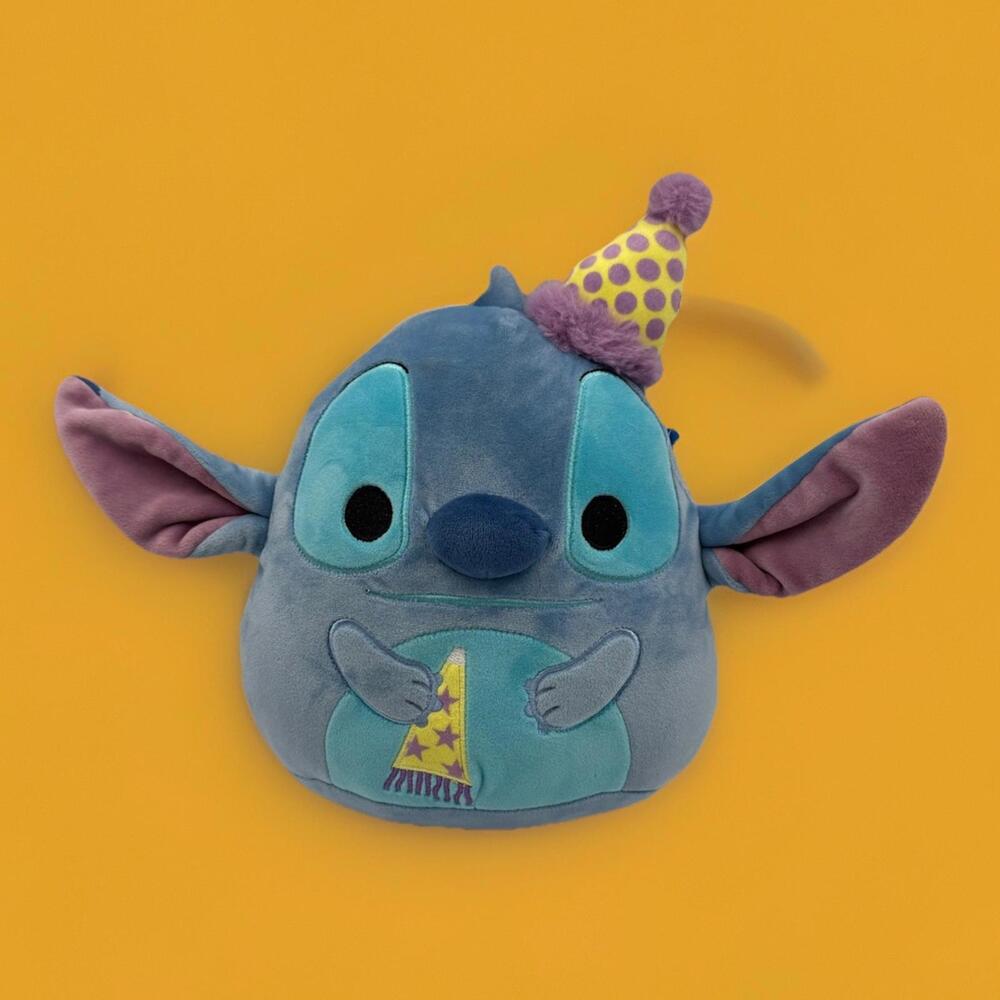 Squishmallow Disney Stitch Kellytoy Plush 8" Birthday